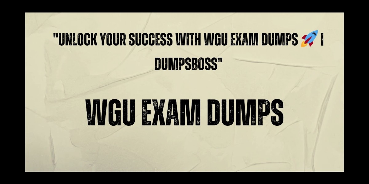 DumpsBoss WGU Exam Dumps Study More Effectively