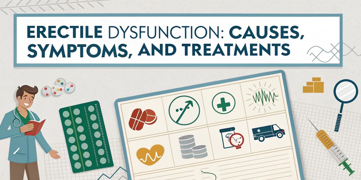 Erectile Dysfunction: Causes, Symptoms, and Treatments